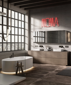OLGA - Freestanding bathtub with light by MOMA Design - view 3